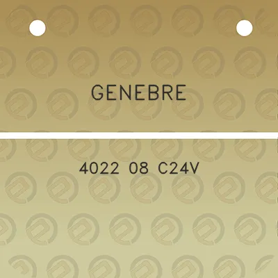 genebre-4022-08-c24v