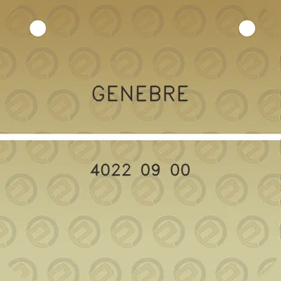 genebre-4022-09-00