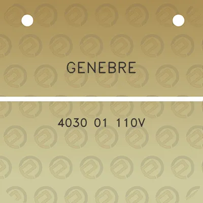 genebre-4030-01-110v