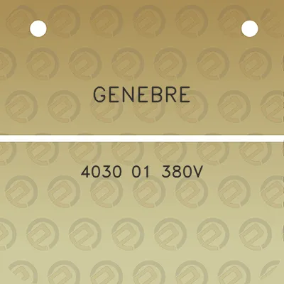 genebre-4030-01-380v