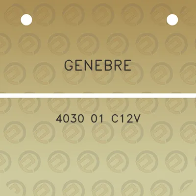 genebre-4030-01-c12v