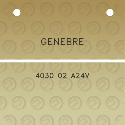 genebre-4030-02-a24v