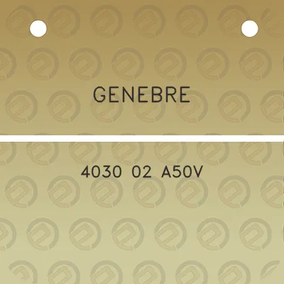 genebre-4030-02-a50v