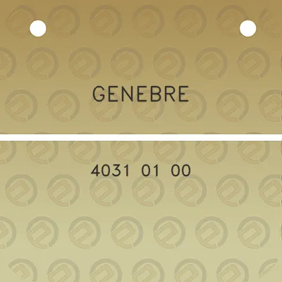 genebre-4031-01-00