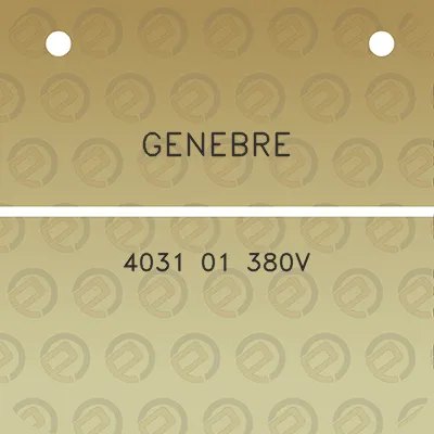 genebre-4031-01-380v