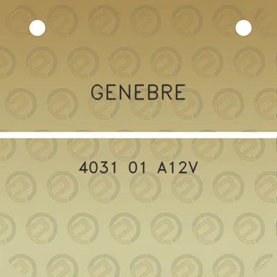 genebre-4031-01-a12v