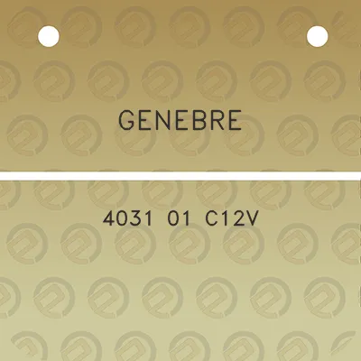 genebre-4031-01-c12v