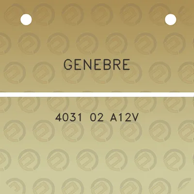 genebre-4031-02-a12v