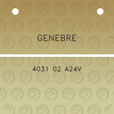 genebre-4031-02-a24v