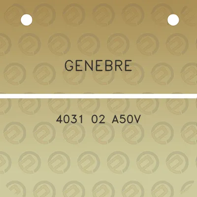 genebre-4031-02-a50v