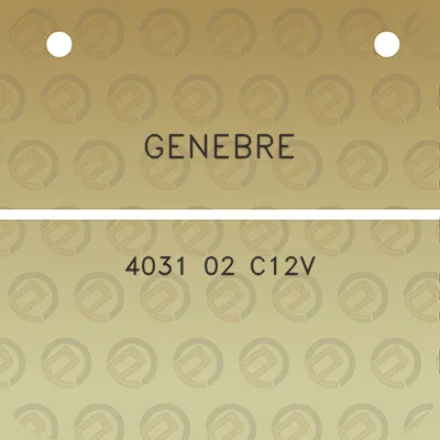 genebre-4031-02-c12v