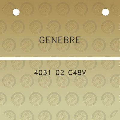 genebre-4031-02-c48v