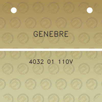 genebre-4032-01-110v