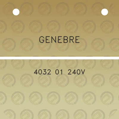 genebre-4032-01-240v