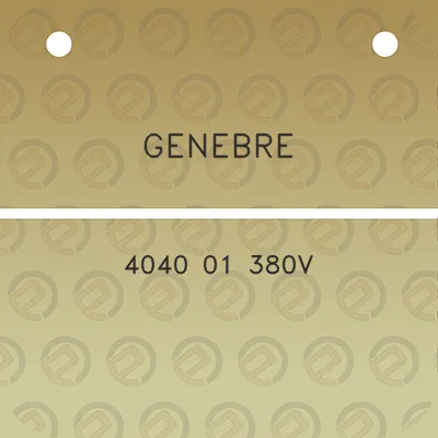 genebre-4040-01-380v