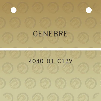 genebre-4040-01-c12v