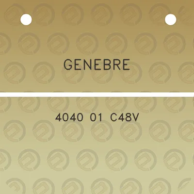 genebre-4040-01-c48v