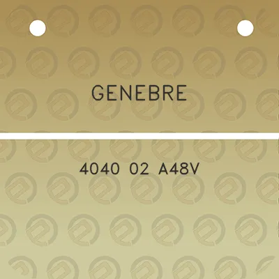 genebre-4040-02-a48v