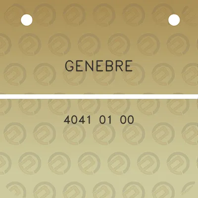 genebre-4041-01-00