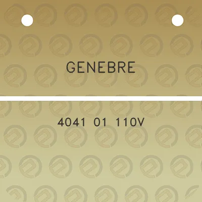 genebre-4041-01-110v