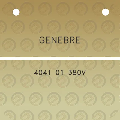 genebre-4041-01-380v