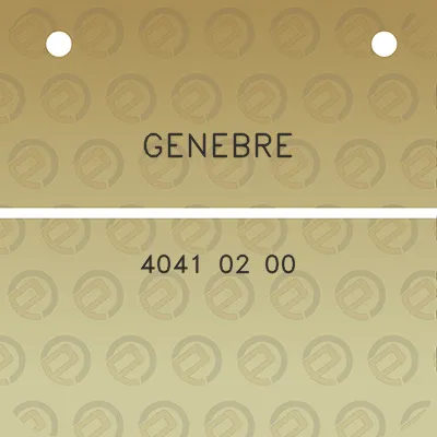 genebre-4041-02-00