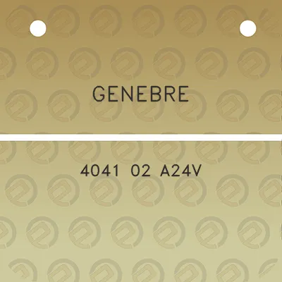 genebre-4041-02-a24v