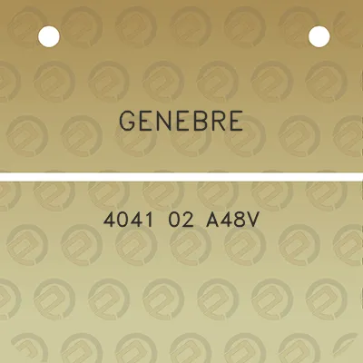 genebre-4041-02-a48v