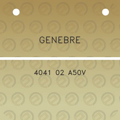 genebre-4041-02-a50v