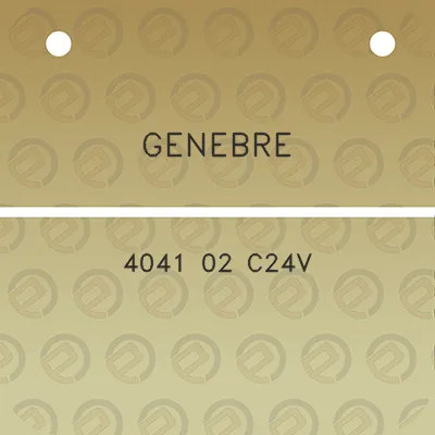 genebre-4041-02-c24v