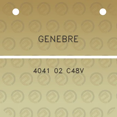 genebre-4041-02-c48v