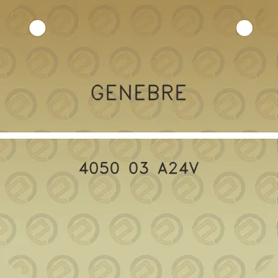 genebre-4050-03-a24v