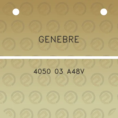 genebre-4050-03-a48v