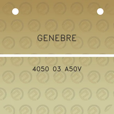 genebre-4050-03-a50v