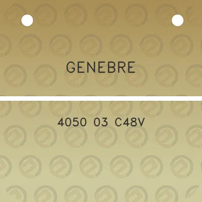 genebre-4050-03-c48v