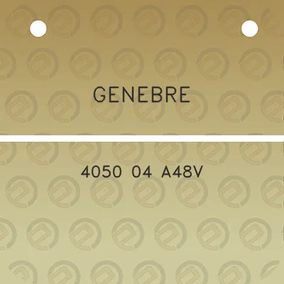 genebre-4050-04-a48v