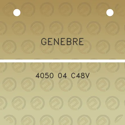 genebre-4050-04-c48v