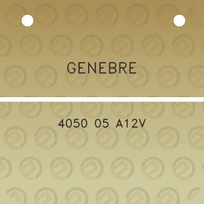 genebre-4050-05-a12v