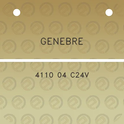 genebre-4110-04-c24v