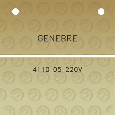 genebre-4110-05-220v