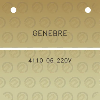 genebre-4110-06-220v