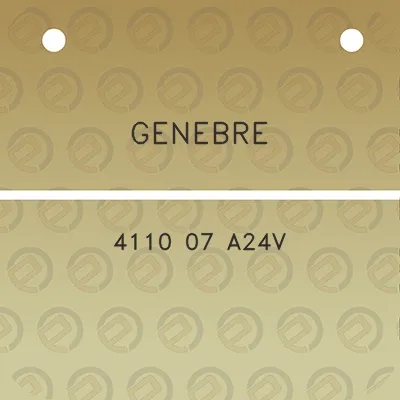 genebre-4110-07-a24v