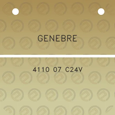 genebre-4110-07-c24v