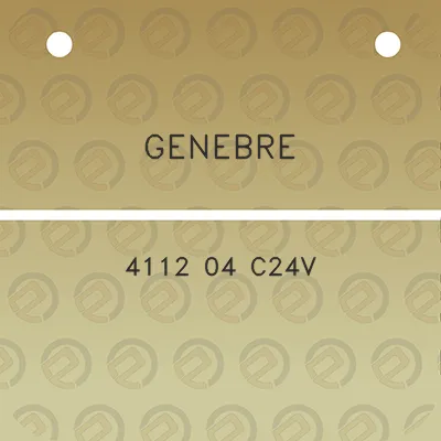 genebre-4112-04-c24v