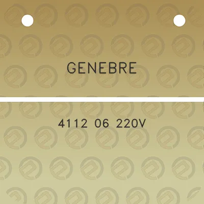 genebre-4112-06-220v