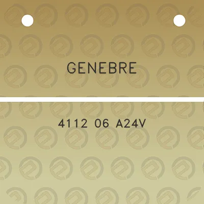 genebre-4112-06-a24v