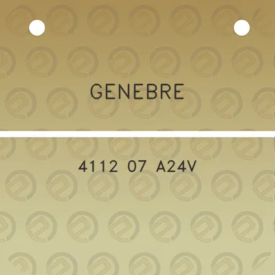 genebre-4112-07-a24v