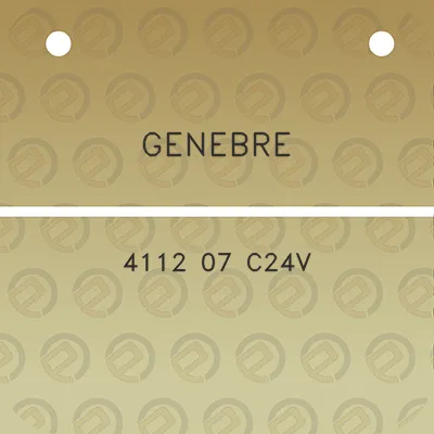 genebre-4112-07-c24v