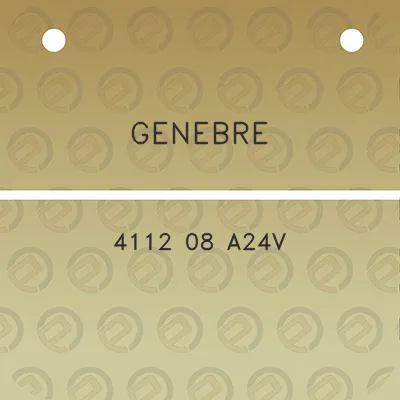 genebre-4112-08-a24v