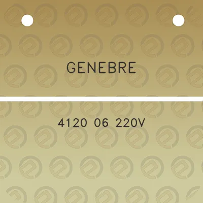 genebre-4120-06-220v